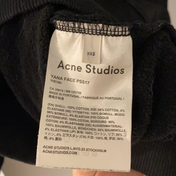 Acne Studios - Yana Face Sweatshirt - Picture 6 of 6